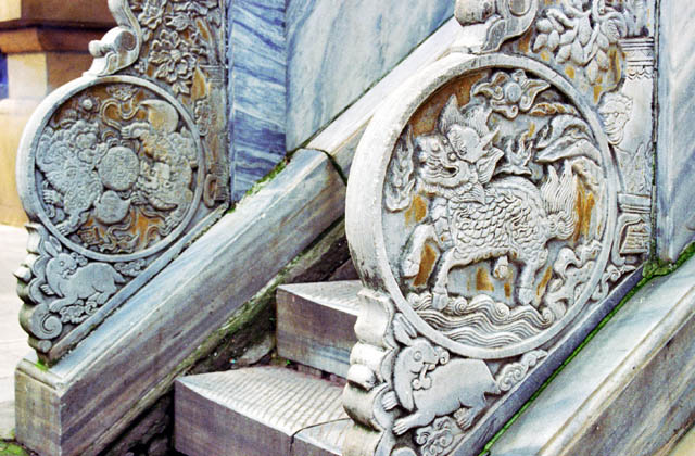 Golden temple near Kunming. China.