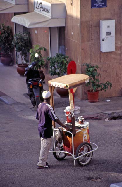 Street vendor, Dakar. Senegal.