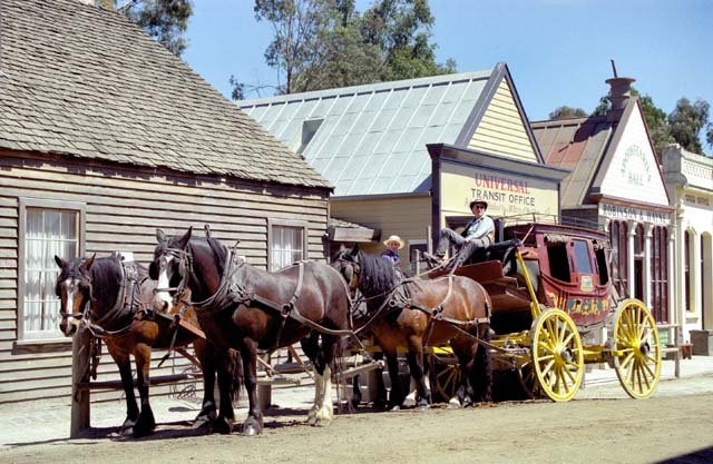 Ballarat - old gold mining village and today museum. Australia.