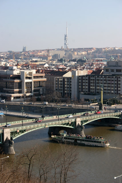 Panoramic view from Letna, Praha. Czech Republic.