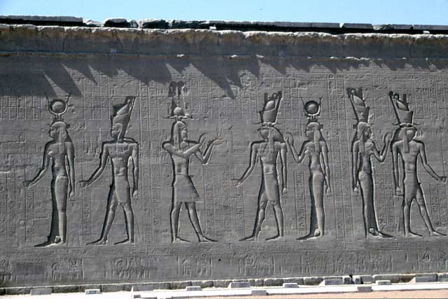 Temple of Horus in Edfu. Egypt.