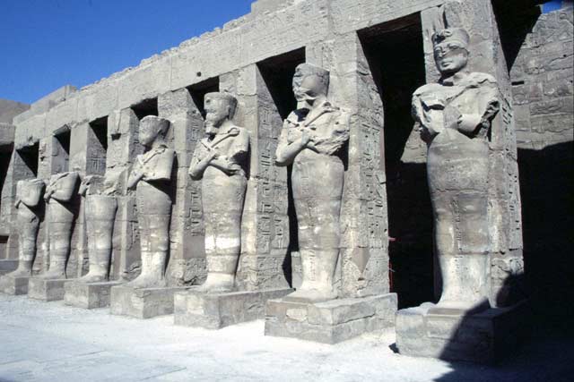 Temples of Karnak in Luxor. Egypt.