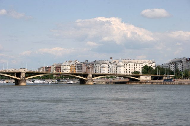 View from Danube River front, Budapest. Hungary.
