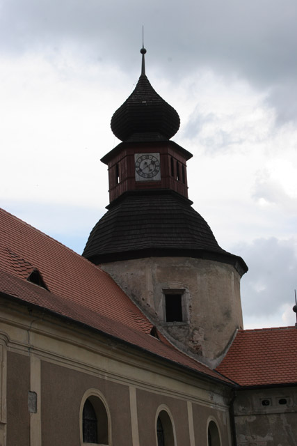 Pernstejn Castle, founded in 13th century is is one of the best-preserved Gothic-Renaissance forts in Europe. Nedvedice. Czech Republic.