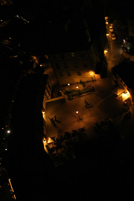Awesome Prague panorama from balloon. Czech Republic.
