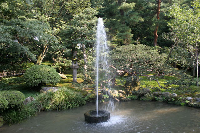 Kenroku-en garden, Kanazawa town. Japan.