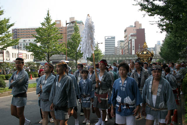 Autumn fest at Ryogoku area, Tokyo. Japan.